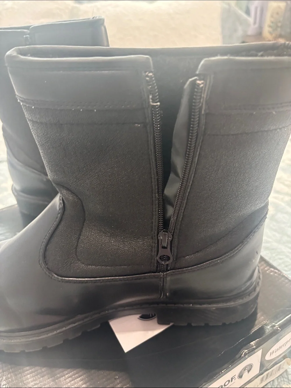 Weatherproof Black Men's Rain & Snow Boots